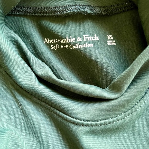 Abercrombie Teal Mock Neck Body Suit - Picture 3 of 3